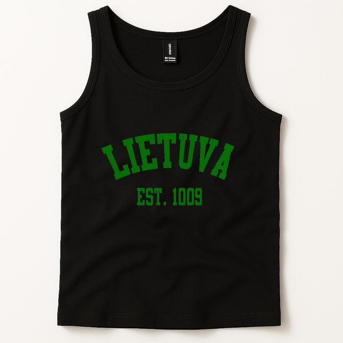 Lietuva Est 1009 Lietuva Got Game By Lithuania Strong Tank Top