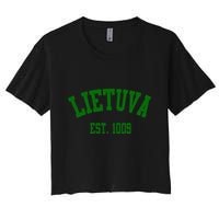 Lietuva Est 1009 Lietuva Got Game By Lithuania Strong Crop Top