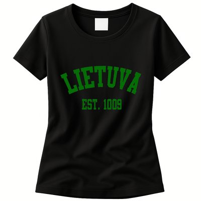 Lietuva Est 1009 Lietuva Got Game By Lithuania Strong Womens T-Shirt