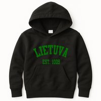 Lietuva Est 1009 Lietuva Got Game By Lithuania Strong Kids Hoodie