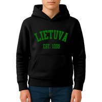 Lietuva Est 1009 Lietuva Got Game By Lithuania Strong Kids Hoodie
