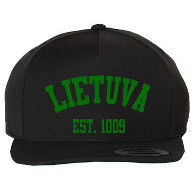 Lietuva Est 1009 Lietuva Got Game By Lithuania Strong Wool Snapback Cap