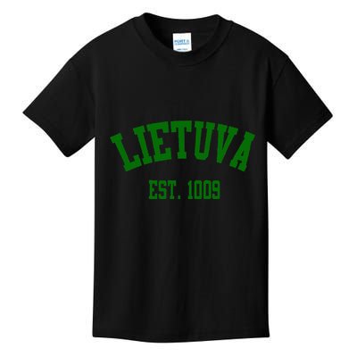 Lietuva Est 1009 Lietuva Got Game By Lithuania Strong Kids T-Shirt