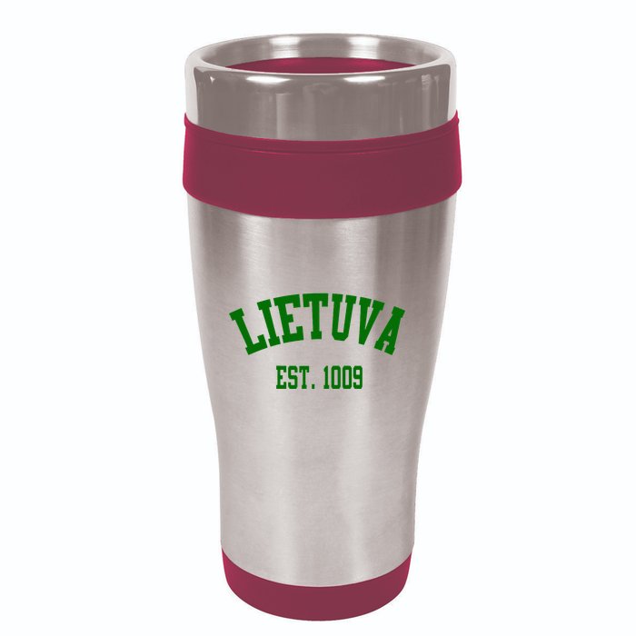 Lietuva Est 1009 Lietuva Got Game By Lithuania Strong 16oz Travel Tumbler