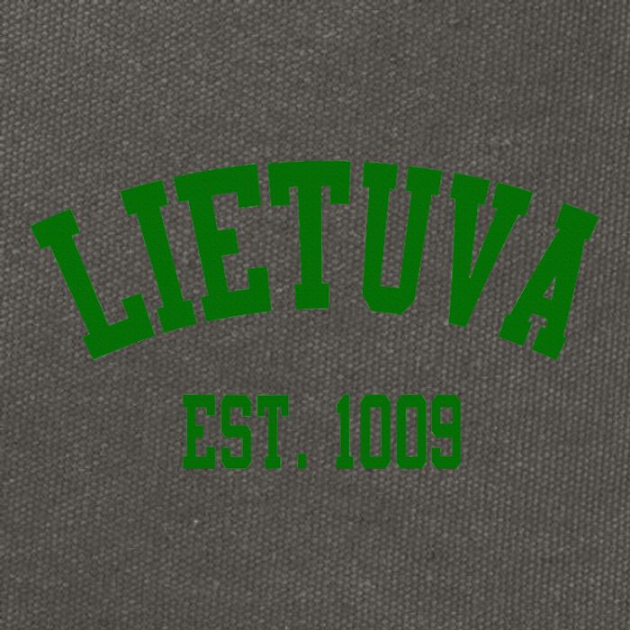 Lietuva Est 1009 Lietuva Got Game By Lithuania Strong Cotton Canvas Backpack