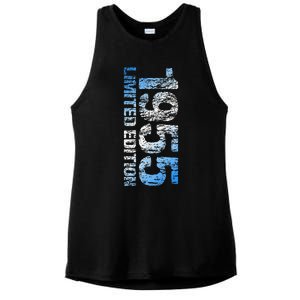 Limited Edition 1955 68th Birthday Born 1955 Ladies PosiCharge Tri-Blend Wicking Tank