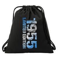 Limited Edition 1955 68th Birthday Born 1955 Drawstring Bag