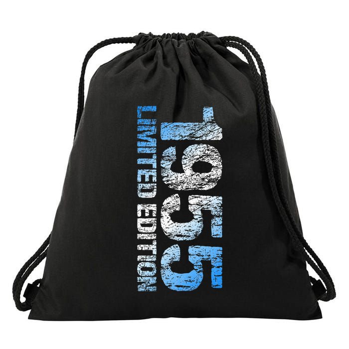 Limited Edition 1955 68th Birthday Born 1955 Drawstring Bag