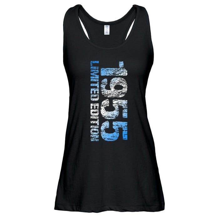 Limited Edition 1955 68th Birthday Born 1955 Ladies Essential Flowy Tank