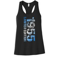 Limited Edition 1955 68th Birthday Born 1955 Women's Racerback Tank