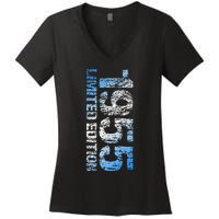 Limited Edition 1955 68th Birthday Born 1955 Women's V-Neck T-Shirt