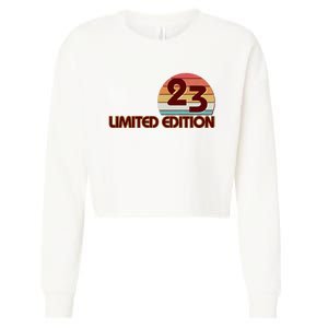 Limited Edition 1923 Retro Sun 100th Birthday Cropped Pullover Crew