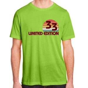 Limited Edition 1933 Retro Sun 90th Birthday Adult ChromaSoft Performance T-Shirt