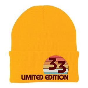 Limited Edition 1933 Retro Sun 90th Birthday Knit Cap Winter Beanie