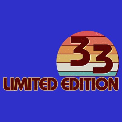 Limited Edition 1933 Retro Sun 90th Birthday T-Shirt