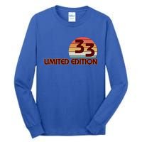 Limited Edition 1933 Retro Sun 90th Birthday Tall Long Sleeve T-Shirt