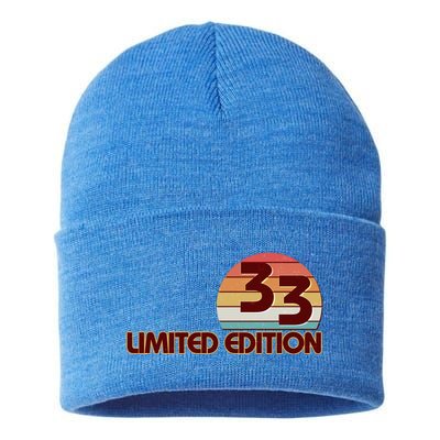 Limited Edition 1933 Retro Sun 90th Birthday Sustainable Knit Beanie