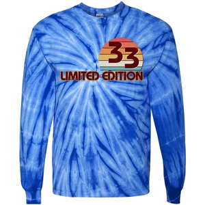 Limited Edition 1933 Retro Sun 90th Birthday Tie-Dye Long Sleeve Shirt