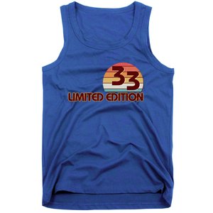 Limited Edition 1933 Retro Sun 90th Birthday Tank Top