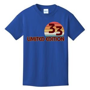 Limited Edition 1933 Retro Sun 90th Birthday Kids T-Shirt