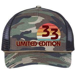 Limited Edition 1933 Retro Sun 90th Birthday Retro Rope Trucker Hat Cap