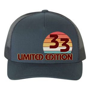 Limited Edition 1933 Retro Sun 90th Birthday Yupoong Adult 5-Panel Trucker Hat