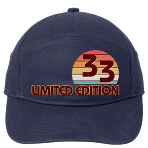 Limited Edition 1933 Retro Sun 90th Birthday 7-Panel Snapback Hat