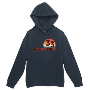 Limited Edition 1933 Retro Sun 90th Birthday Urban Pullover Hoodie