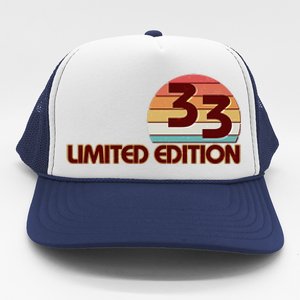 Limited Edition 1933 Retro Sun 90th Birthday Trucker Hat