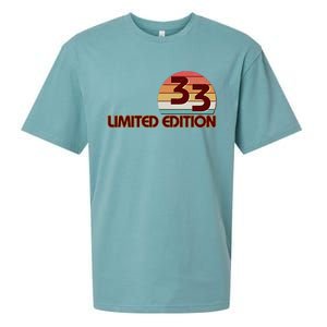 Limited Edition 1933 Retro Sun 90th Birthday Sueded Cloud Jersey T-Shirt