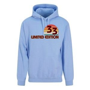 Limited Edition 1933 Retro Sun 90th Birthday Unisex Surf Hoodie