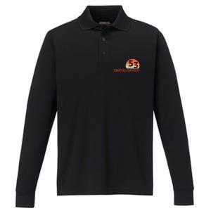 Limited Edition 1953 Retro Sun 70th Birthday Performance Long Sleeve Polo