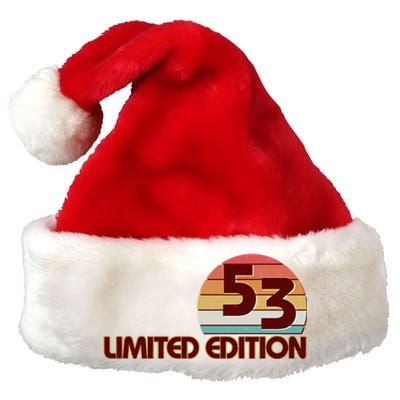 Limited Edition 1953 Retro Sun 70th Birthday Premium Christmas Santa Hat