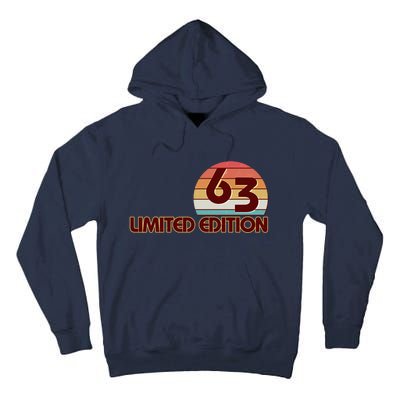 Limited Edition 1963 Retro Sun 60th Birthday Tall Hoodie