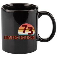 Limited Edition 1973 Retro Sun 50th Birthday 11oz C Handle Ceramic Mug