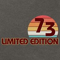 Limited Edition 1973 Retro Sun 50th Birthday Cotton Canvas Backpack