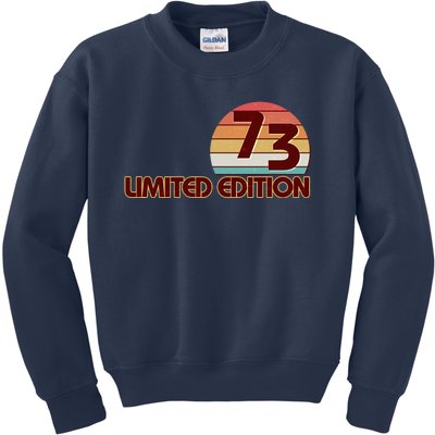 Limited Edition 1973 Retro Sun 50th Birthday Kids Sweatshirt