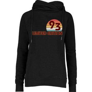 Limited Edition 1993 Retro Sun 30th Birthday Womens Funnel Neck Pullover Hood