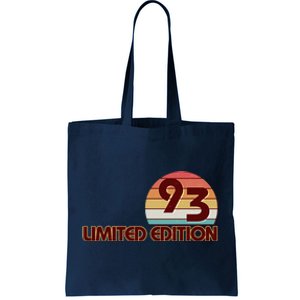 Limited Edition 1993 Retro Sun 30th Birthday Tote Bag