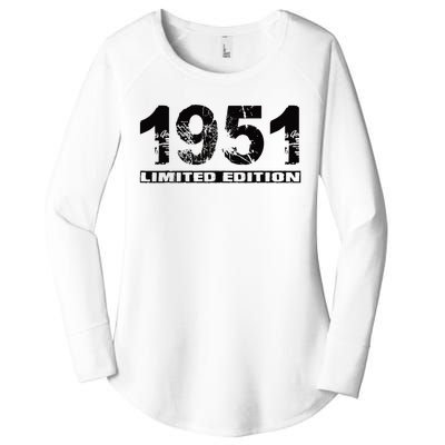 Limited Edition 1951 Birthday 1951 Vintage 1951 Women's Perfect Tri Tunic Long Sleeve Shirt