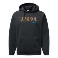 Luminol Est 1853 Crime Scene True Crime Performance Fleece Hoodie