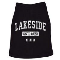 Lakeside Est 1873 Ohio Oh Vintage Established Sports Design Doggie Tank