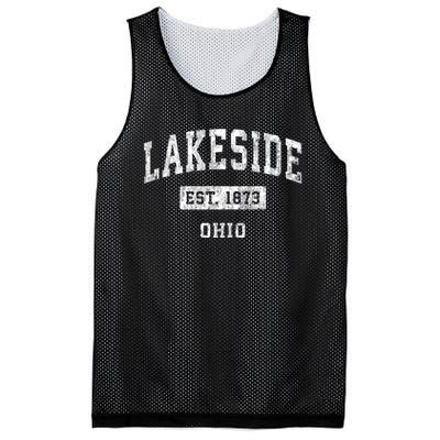 Lakeside Est 1873 Ohio Oh Vintage Established Sports Design Mesh Reversible Basketball Jersey Tank