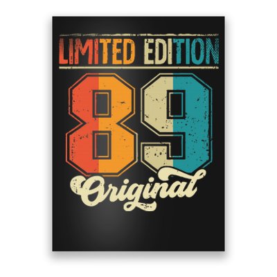 Limited Edition 1989  Poster