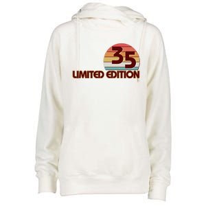 Limited Edition 1935 Retro Sun 90th Birthday Womens Funnel Neck Pullover Hood