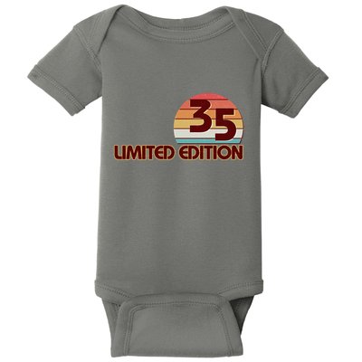 Limited Edition 1935 Retro Sun 90th Birthday Baby Bodysuit