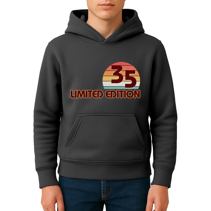 Limited Edition 1935 Retro Sun 90th Birthday Kids Hoodie