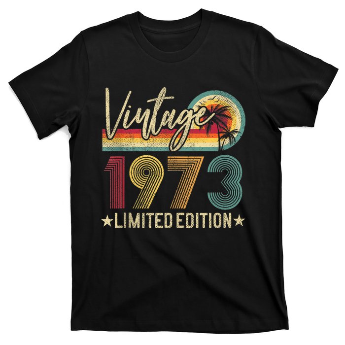 Limited Edition 1973 50th Birthday Gift 50 Years Old Vintage Tank Top T-Shirt