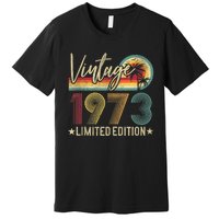 Limited Edition 1973 50th Birthday Gift 50 Years Old Vintage Tank Top Premium T-Shirt