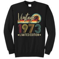 Limited Edition 1973 50th Birthday Gift 50 Years Old Vintage Tank Top Tall Sweatshirt